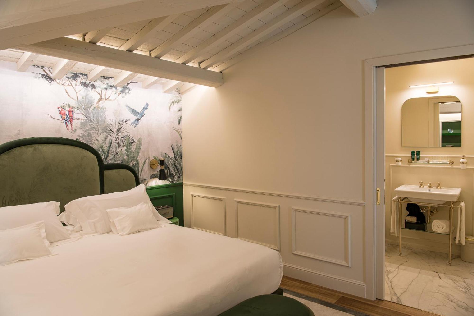 Hotel La Gemma Florenţa Exterior foto A room at the hotel
