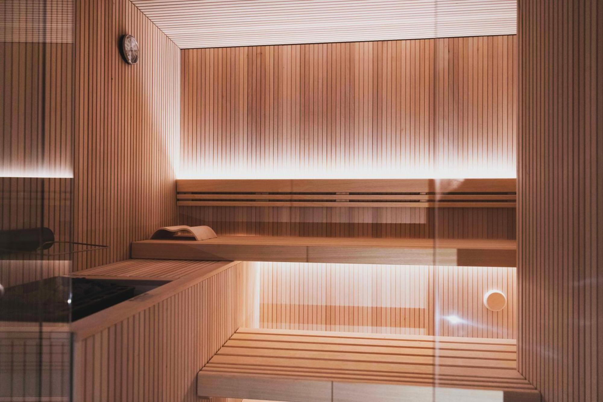 Hotel La Gemma Florenţa Exterior foto A modern Finnish sauna